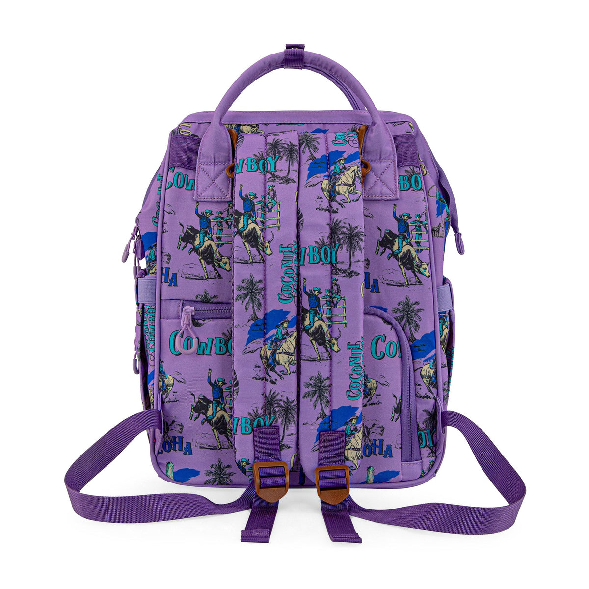 Wrangler Cowboy Printed Callie Backpack - Purple (WG2204-91102PP)