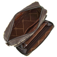 Wrangler Aztec Crossbody - Coffee Stripe
