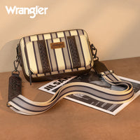 Wrangler Aztec Crossbody - Coffee Stripe