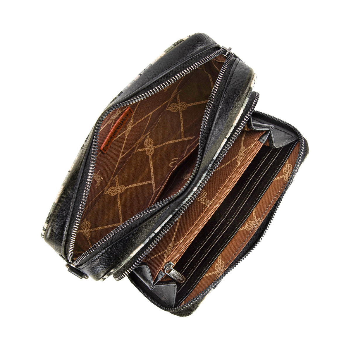 Wrangler Southwestern Crossbody - Black (WG2207-3007BK)