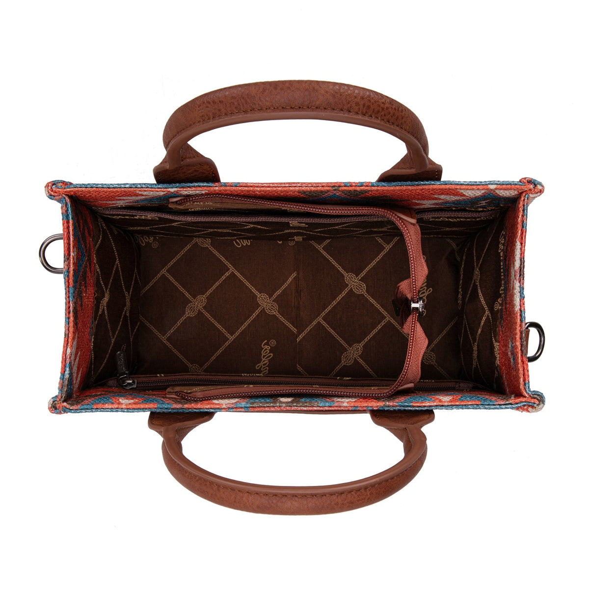 Wrangler Crossbody Tote - Burgundy (WG2209-8120SBD)