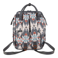 Wrangler Aztec Printed Callie Backpack - Grey (WG2210-9110GY)