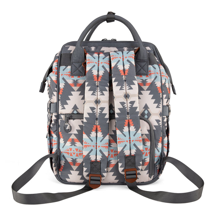 Wrangler Aztec Printed Callie Backpack - Grey (WG2210-9110GY)