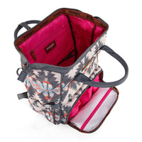 Wrangler Aztec Printed Callie Backpack - Grey (WG2210-9110GY)