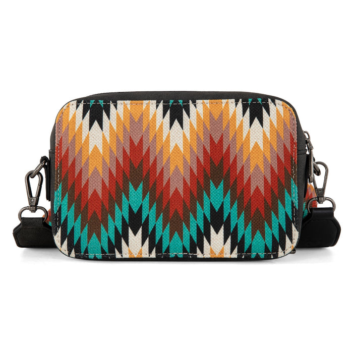 Wrangler South West Aztec Crossbody - Multi-colour Black