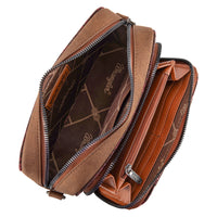 Wrangler South West Aztec Crossbody - Dark Pink