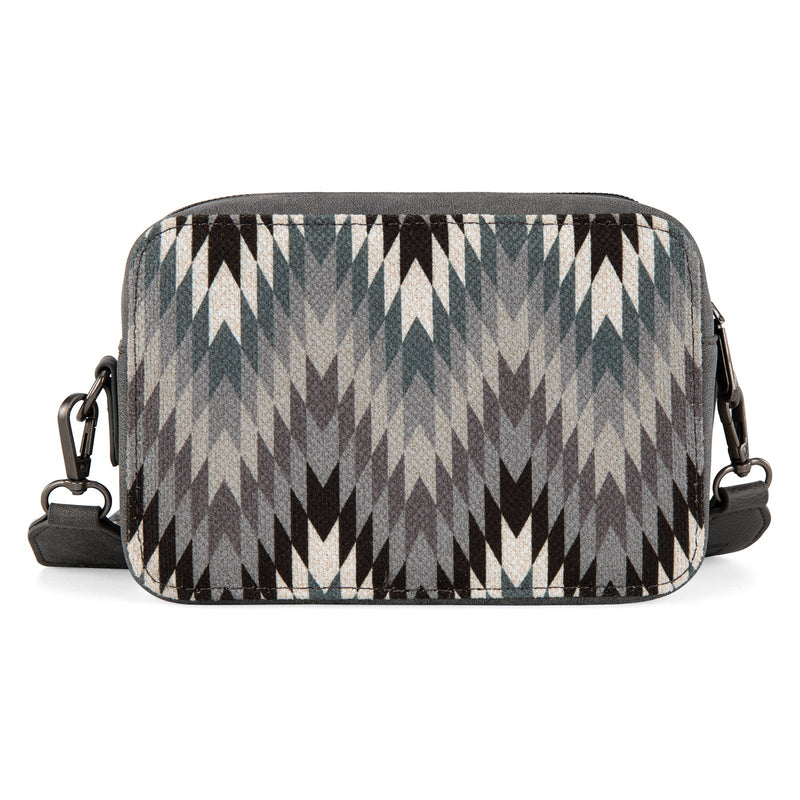 Wrangler South West Aztec Crossbody - Gray