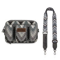 Wrangler South West Aztec Crossbody - Gray