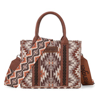 Wrangler Southwest Print Tote - Brown (WG2213-8120SBR)