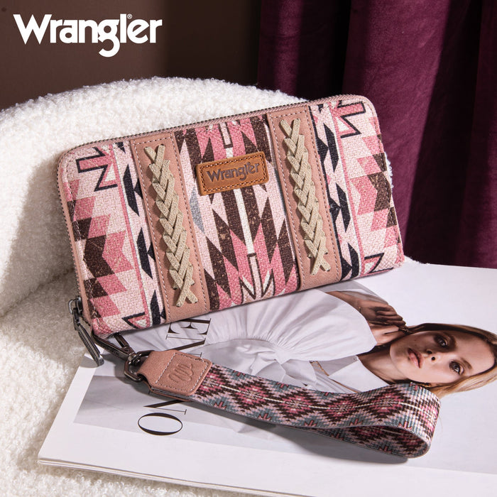 Wrangler Wallet - South West Pink (WG2213-W006PK)