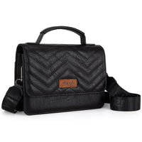 Wrangler Mini Top Handle Crossbody/Wallet/Card Case Set - Black