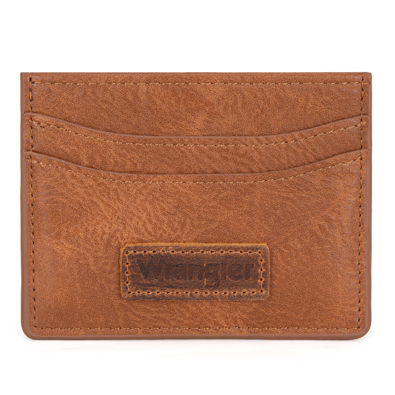 Wrangler Mini Top Handle Crossbody/Wallet/Card Case Set - Brown