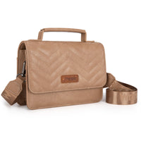 Wrangler Mini Top Handle Crossbody/Wallet/Card Case Set - Khaki