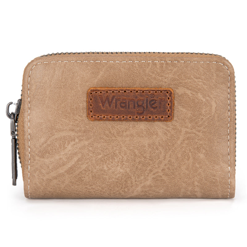 Wrangler Mini Top Handle Crossbody/Wallet/Card Case Set - Khaki