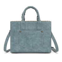 Wrangler Whipstitch Aztec Satchel Crossbody - Jean (WG-HB-310-8120JN)