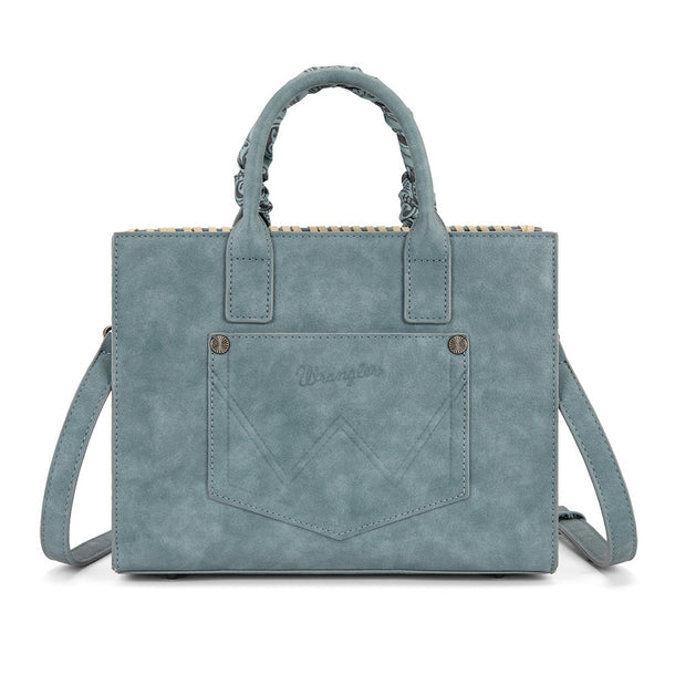 Wrangler Whipstitch Aztec Satchel Crossbody - Jean (WG-HB-310-8120JN)