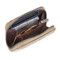Wrangler Cowhide Coin Purse - Khaki (WG322-W088KH)