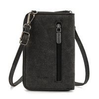 Wrangler Western Stitch Phone Wallet Crossbody - Black