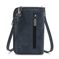 Wrangler Western Stitch Phone Wallet Crossbody - Navy