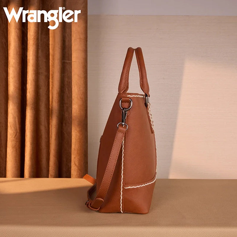 Wrangler Classic Stitch Tote - Brown