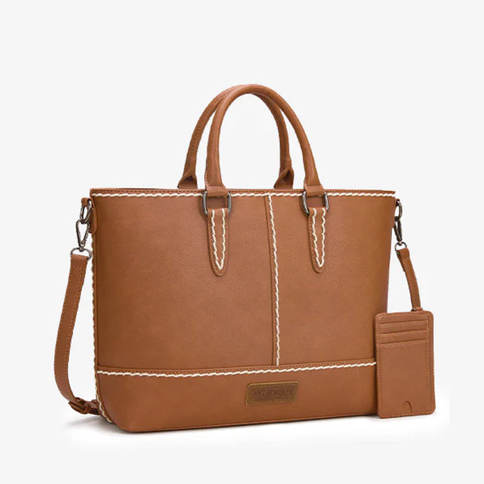 Wrangler Classic Stitch Tote - Brown