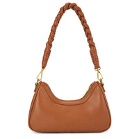 Wrangler Floral Print Braided Hobo Bag - Brown (WG438-818BR)
