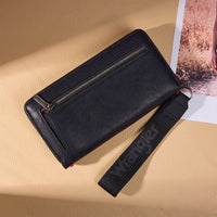 Wrangler Western Stitch Zip Around Wristlet Wallet - Black (WG449-W130BK)