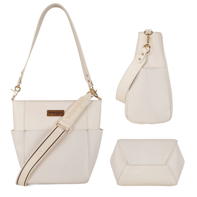 Wrangler Bucket Handbag - Beige (WG67-9182BG)