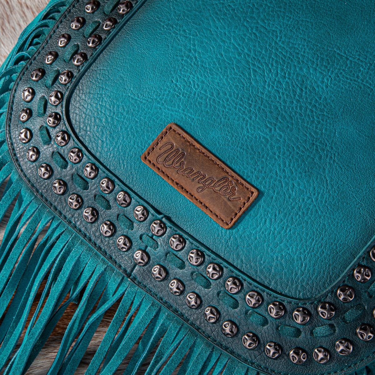 Wrangler Rivets Fringe Crossbody (WG65-G2003TQ)