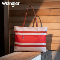 Wrangler Dual Sided Print Canvas Tote Bag - Jean (WG159-8112JN)