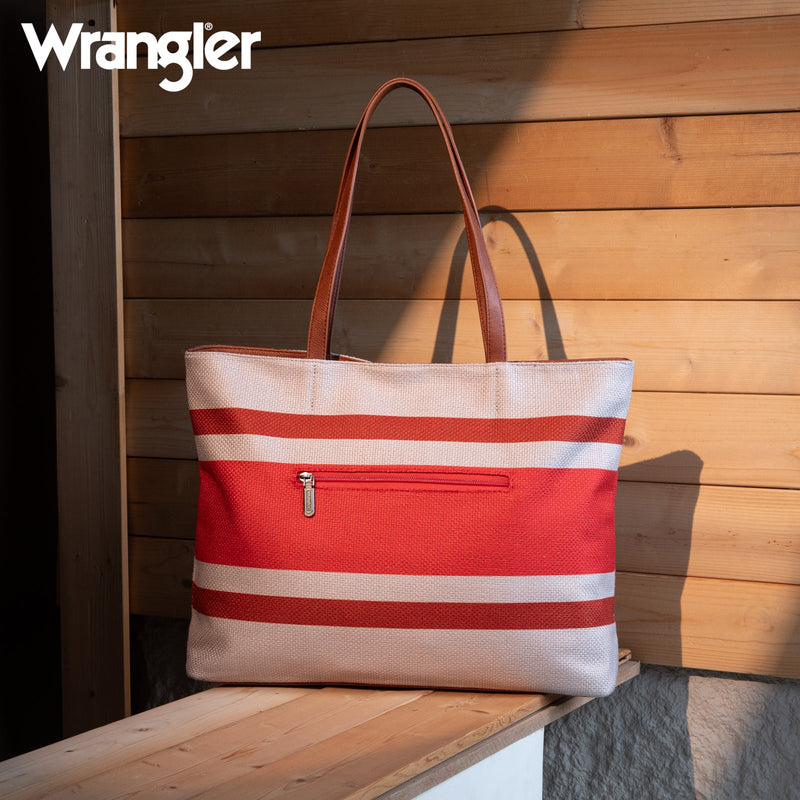 Wrangler Dual Sided Print Canvas Tote Bag - Jean (WG159-8112JN)