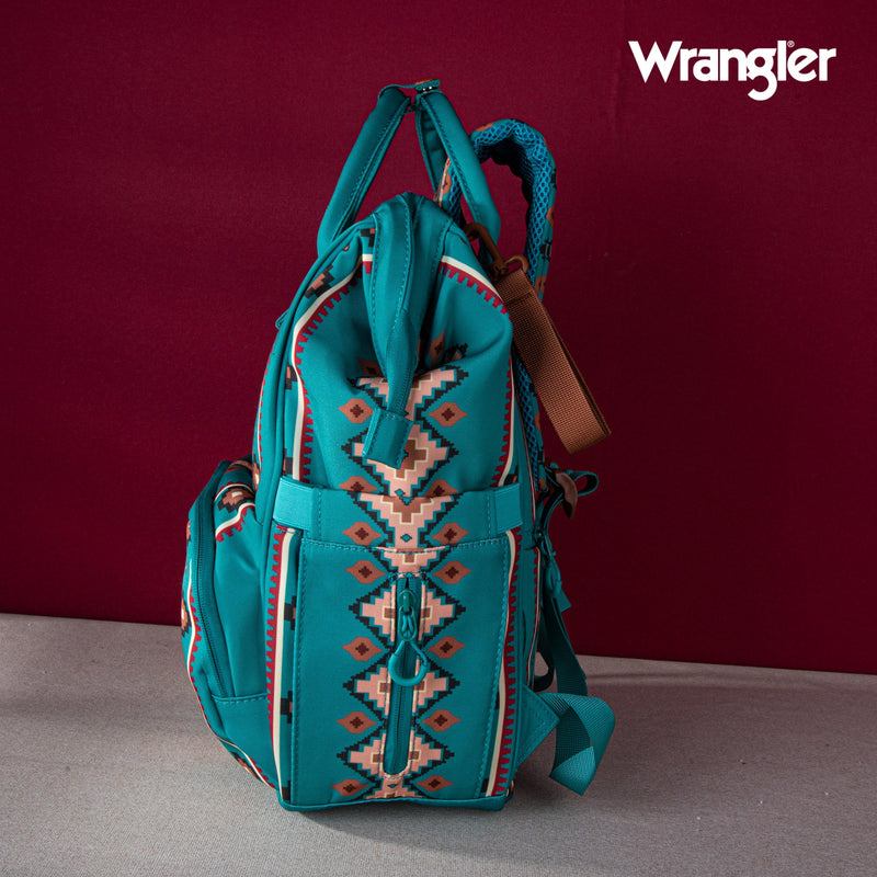 Wrangler Allover Aztec Dual Sided Backpack (WG2204-9110GR)