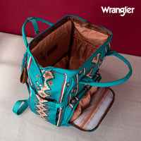 Wrangler Allover Aztec Dual Sided Backpack (WG2204-9110GN)