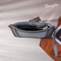 Wrangler Rivets Studded Wristlet Crossbody - Jean (WG65-2004SJN)