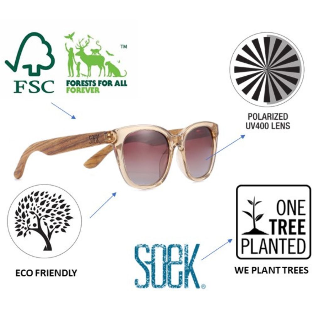 Soek Sunglasses - Zahra (Opal Tort)