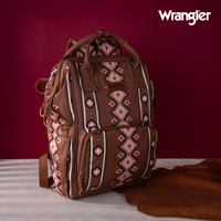 Wrangler Allover Aztec Dual Sided Backpack (WG2204-9110CM)