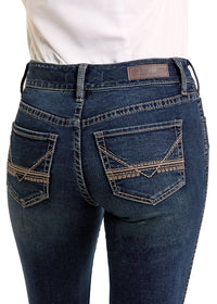 Rock & Roll Cowgirl Jeans - BW4RD06395 - Mid Rise Riding Fit