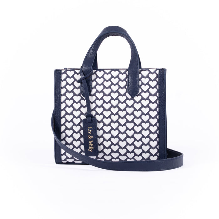 Liv & Milly - Alice Handbag - Navy