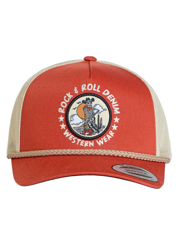 Rock & Roll Orange Patch Cap