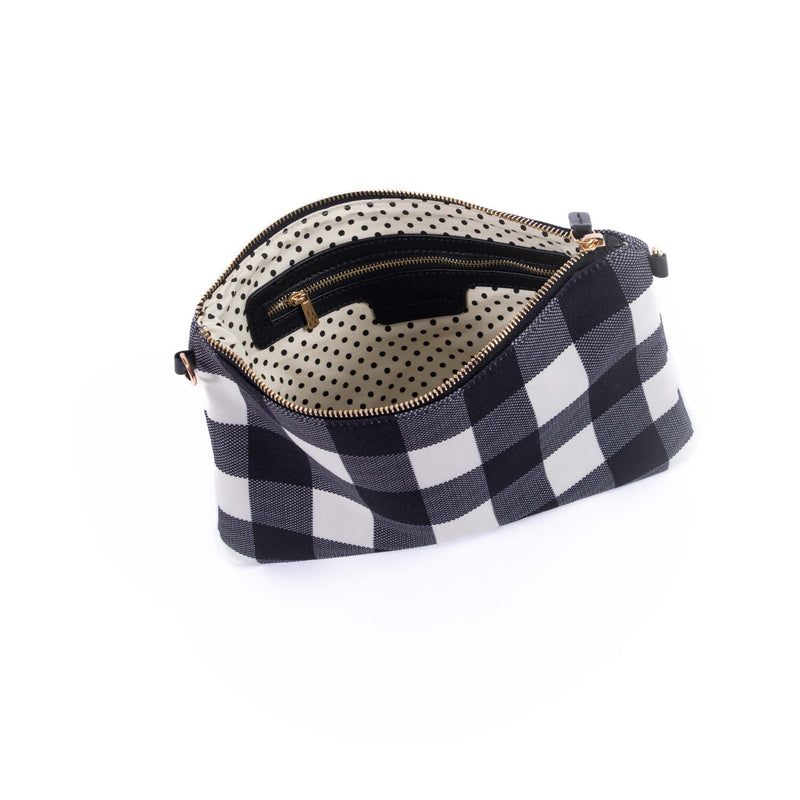 Liv & Milly - Capri Black & White Gingham Crossbody