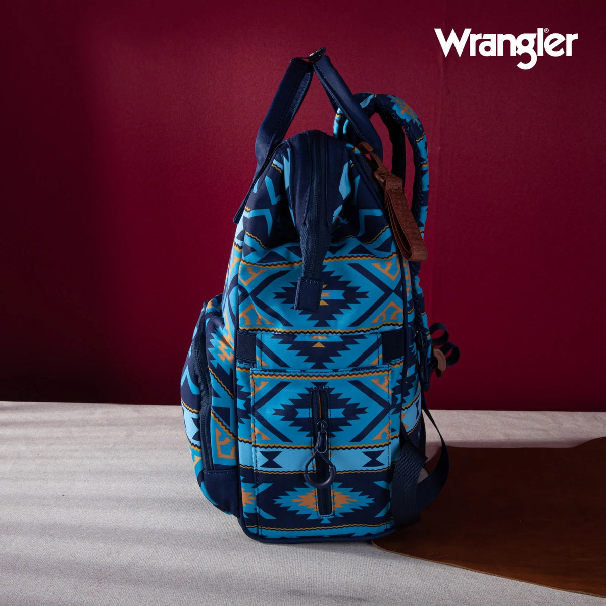 Wrangler Allover Aztec Dual Sided Backpack (WG2204-9110NY)