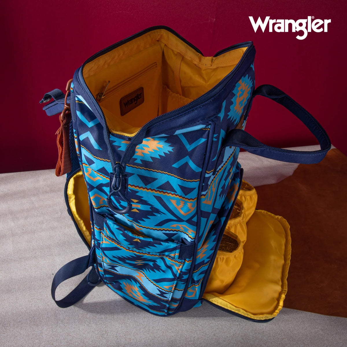 Wrangler Allover Aztec Dual Sided Backpack (WG2204-9110NY)