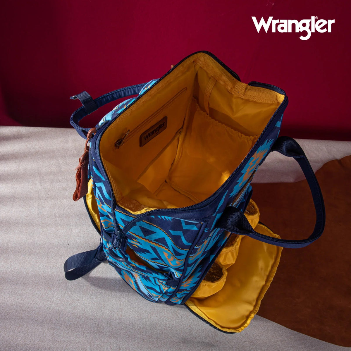 Wrangler Allover Aztec Dual Sided Backpack (WG2204-9110NY)