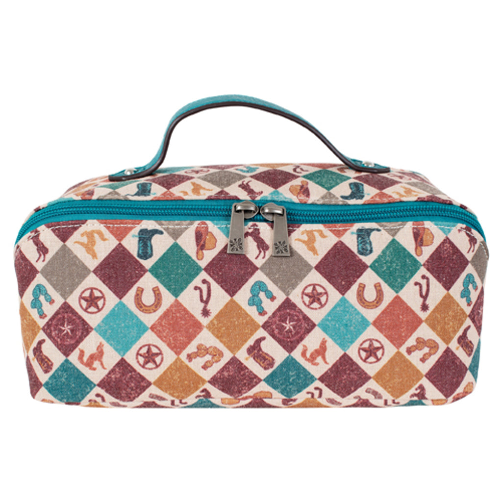 Catchfly Cosmetic Bag - Western Print