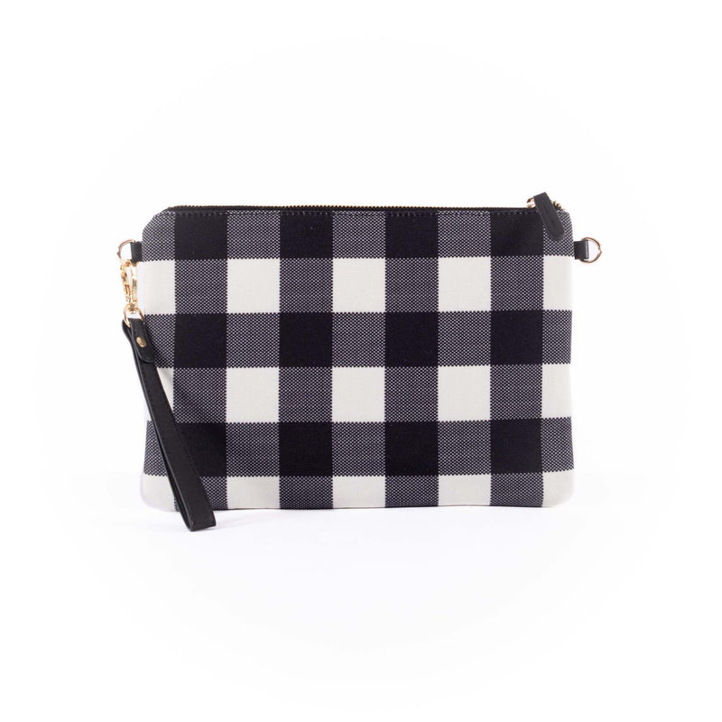 Liv & Milly - Capri Black & White Gingham Crossbody