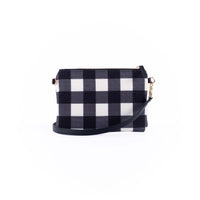 Liv & Milly - Small Capri Black & White Gingham Crossbody