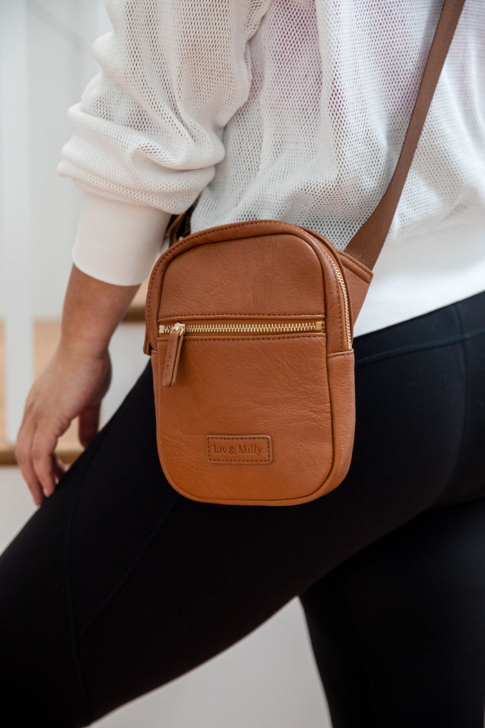 Liv & Milly -  Brooklyn Crossbody (Tan)