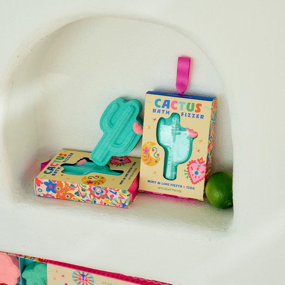 Cactus Bath Fizzer - Mint & Lime Fiesta