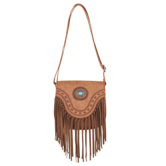 Justin Handbag - Concho & Buck Stitch