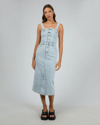 Coco Dress - Light Blue Denim